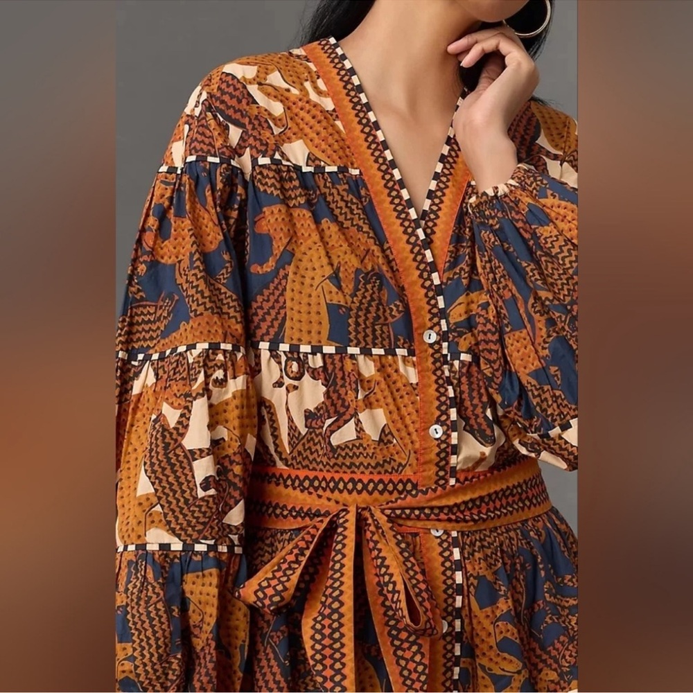Farm Rio Leopard Print Dress - Picture 2 of 4